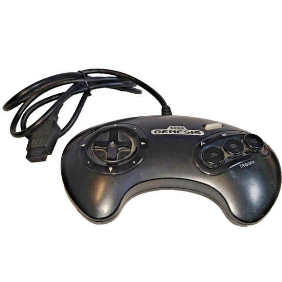 Vintage OEM Sega Genesis 1650 Control Pad 3-Button Black Controller. Untested - Picture 4 of 6
